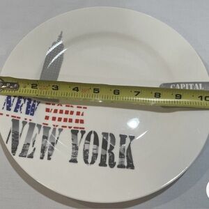 4 Porcelain Creative Tops 10.5” Dinner Plate & 4 dessert plates /New Never Used